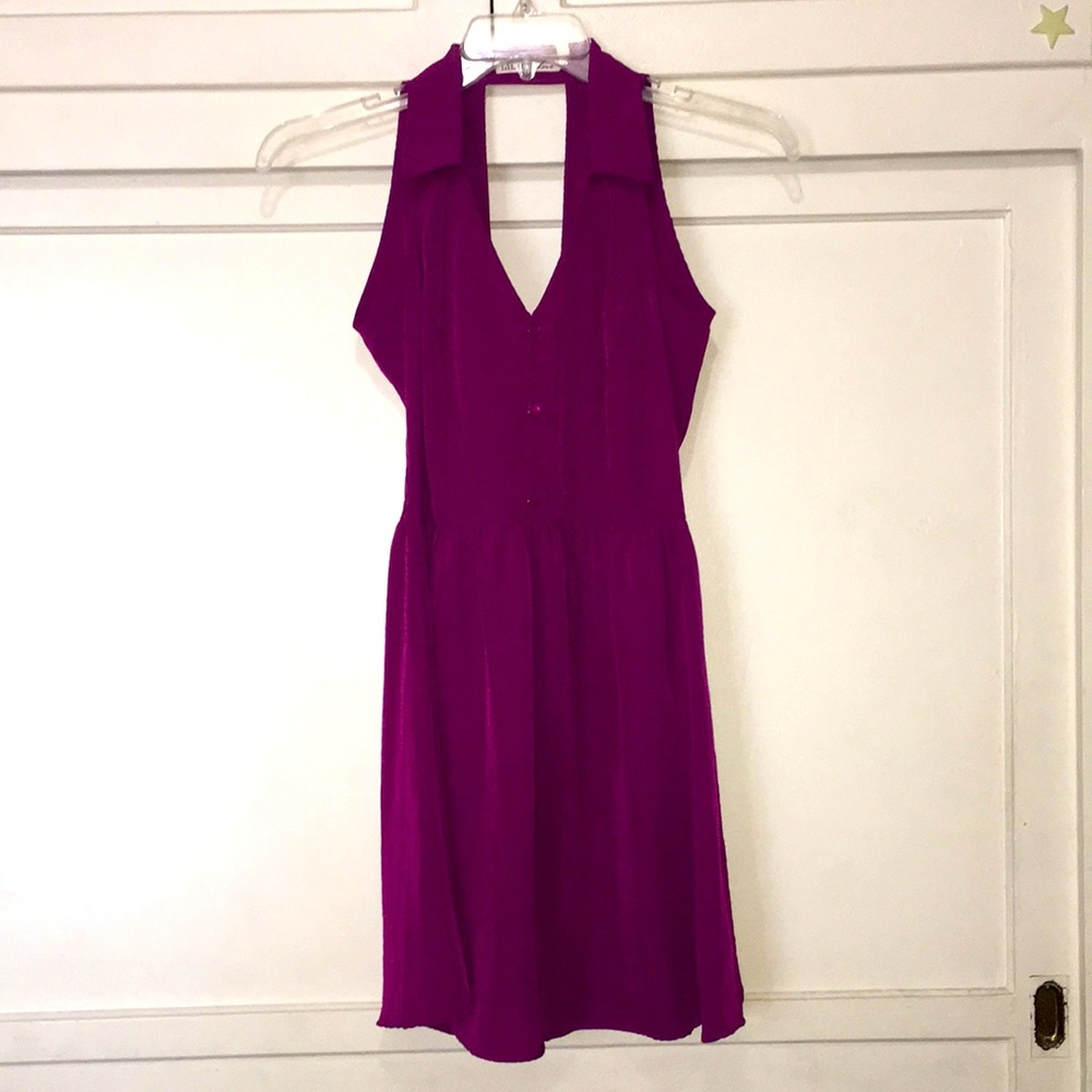 NWOT Liberty Love Purple Low Back Dress